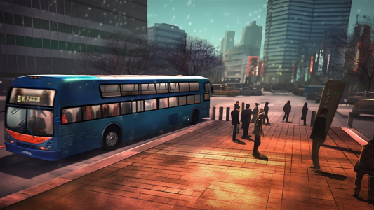 اسکرین شات بازی Bus Simulator Coach Driver 5