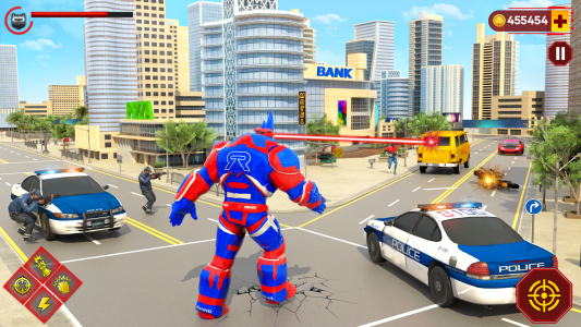 اسکرین شات 8 بازی Rhino Robot Car Transformation