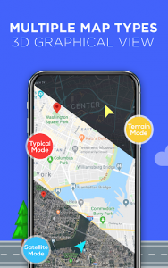 اسکرین شات برنامه Maps Directions & GPS Navigation 3