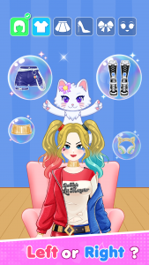 اسکرین شات 7 بازی Left or Right: Anime Dress Up