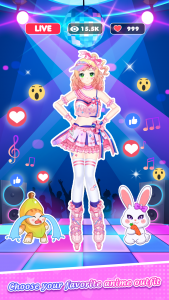 اسکرین شات 3 بازی Left or Right: Anime Dress Up