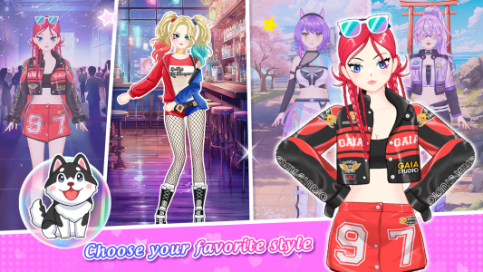 اسکرین شات 8 بازی Left or Right: Anime Dress Up