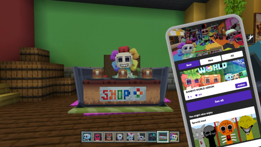 اسکرین شات 1 برنامه Mod Dandys World Minecraft