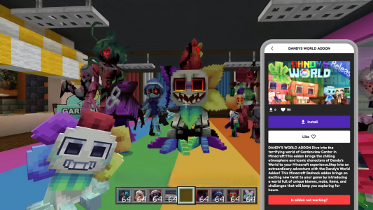 اسکرین شات 2 برنامه Mod Dandys World Minecraft