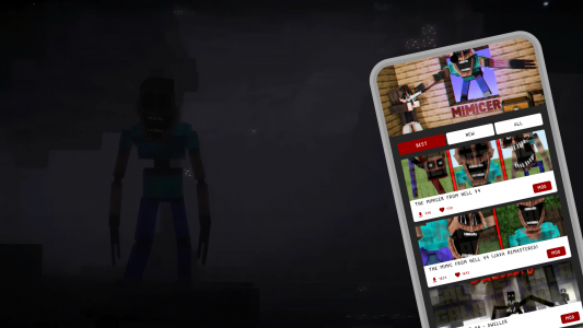 اسکرین شات برنامه The Mimicer mod for Minecraft 1