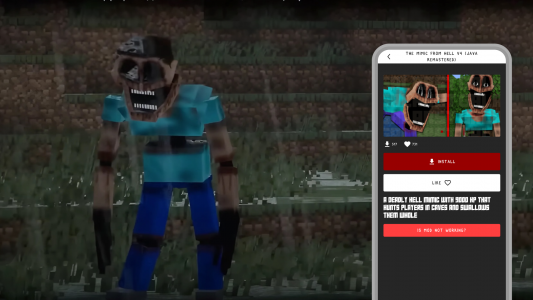 اسکرین شات برنامه The Mimicer mod for Minecraft 2