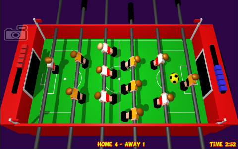 اسکرین شات 3 بازی Table Football, Soccer 3D