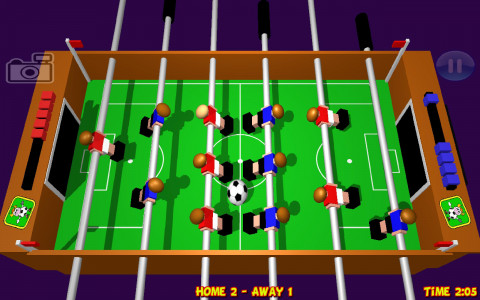 اسکرین شات بازی Table Football, Soccer 3D 1