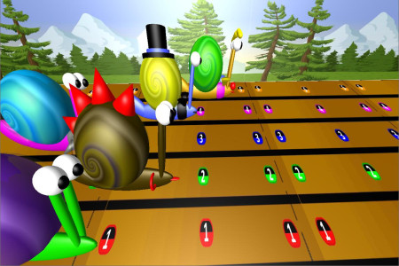 اسکرین شات 2 بازی Turbo Snail Racing