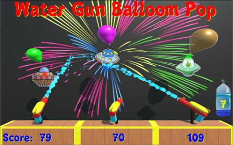 اسکرین شات بازی Water Gun Balloon Pop 4