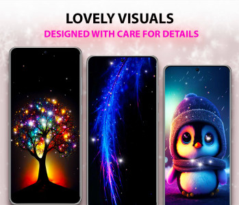 اسکرین شات 4 برنامه Glitter Live Wallpaper