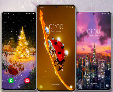 اسکرین شات برنامه Glitter Live Wallpaper 8