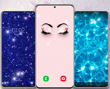 اسکرین شات برنامه Glitter Live Wallpaper 7