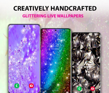 اسکرین شات برنامه Glitter Live Wallpaper 2