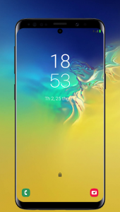 اسکرین شات برنامه Lock Screen Galaxy S10 Note 10 S9 Note9 Edge 3
