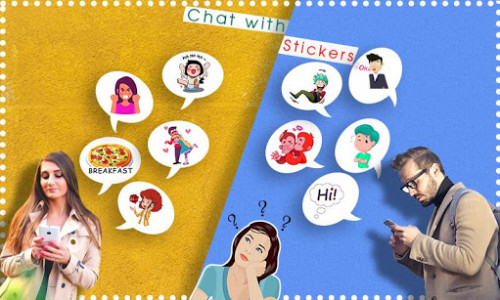 اسکرین شات برنامه Stickers For Chating 8