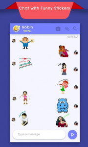 اسکرین شات برنامه Stickers For Chating 1