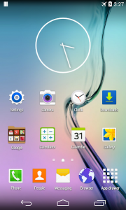 اسکرین شات برنامه S Launcher for Galaxy TouchWiz 1