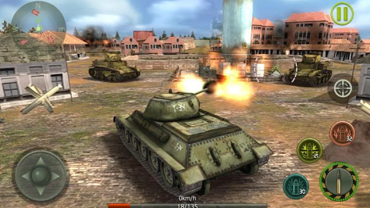 اسکرین شات بازی نبرد تانک ها 1
