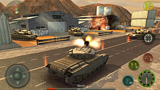 اسکرین شات بازی نبرد تانک ها 4