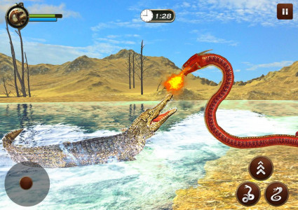 اسکرین شات بازی Anaconda Family Sim Attack 3D 3