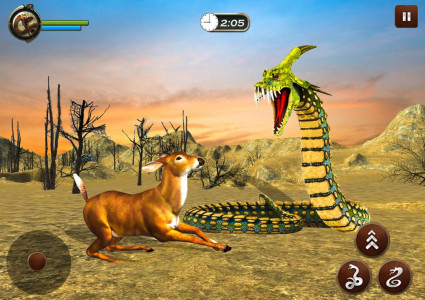 اسکرین شات بازی Anaconda Family Sim Attack 3D 2