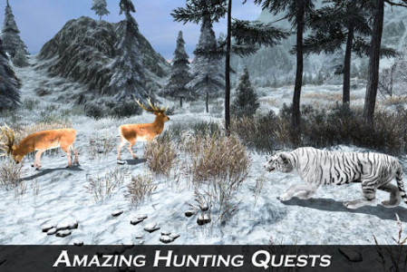 اسکرین شات بازی Arctic Tiger Simulator: Wild Family Survival 3
