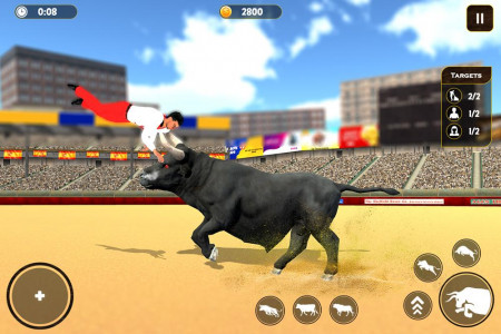 اسکرین شات بازی Angry Bull City Rampage 3D 6