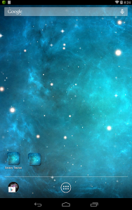 اسکرین شات بازی Galaxy Taurus Nebula LWP 5