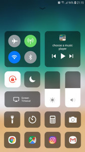 اسکرین شات برنامه Control Center IOS 13 2