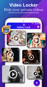 اسکرین شات برنامه Gallery Lock 2023:Video Locker 1
