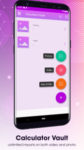 اسکرین شات 5 برنامه Hide photos - Calculator