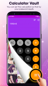 اسکرین شات 3 برنامه Hide photos - Calculator