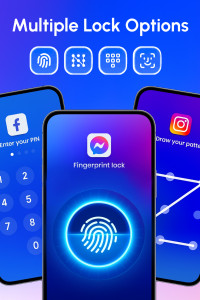 اسکرین شات 2 برنامه Lock Apps:Hide photos & videos