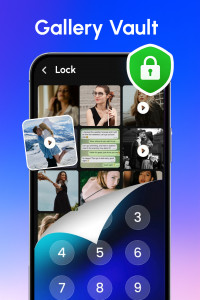 اسکرین شات 4 برنامه Lock Apps:Hide photos & videos