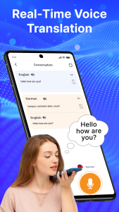 اسکرین شات 2 برنامه Translator: AI, Voice & Camera
