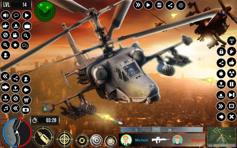 اسکرین شات برنامه AIR FORCE HELICOPTER SIMULATOR 4