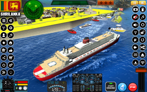 اسکرین شات بازی Brazilian Ship Games Simulator 1