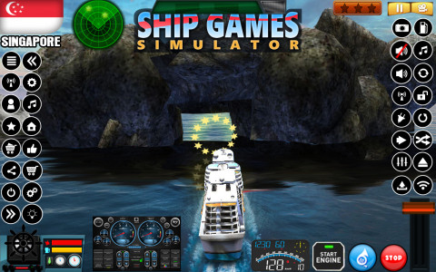 اسکرین شات بازی Brazilian Ship Games Simulator 2