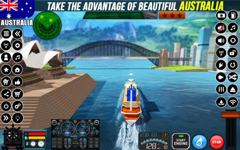 اسکرین شات بازی Brazilian Ship Games Simulator 4