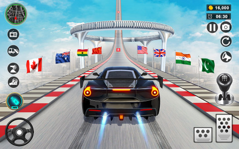 اسکرین شات 1 بازی Superhero Game : GT Car Stunt