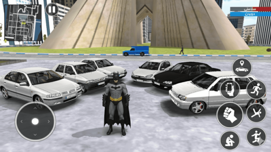 اسکرین شات 3 بازی ‏ماشین بازی ابرقهرمان : بتمن