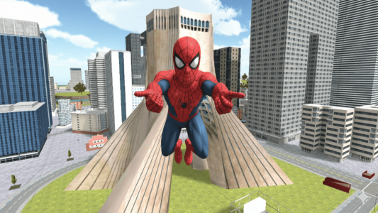 اسکرین شات 1 بازی ‏ماشین بازی ابرقهرمان : مرد عنکبوتی