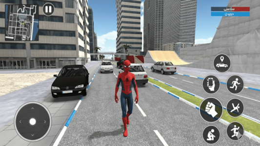 اسکرین شات 4 بازی ‏ماشین بازی ابرقهرمان : مرد عنکبوتی
