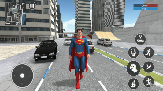 اسکرین شات 4 بازی ‏ماشین بازی ابرقهرمان : سوپرمن
