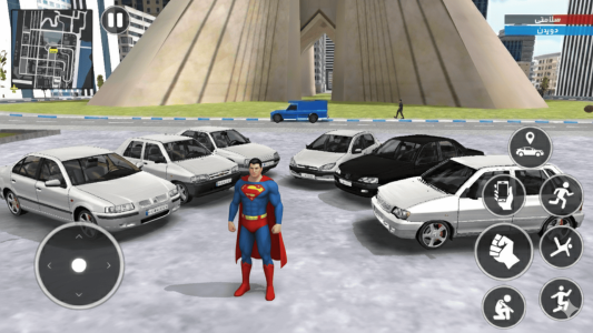 اسکرین شات 3 بازی ‏ماشین بازی ابرقهرمان : سوپرمن
