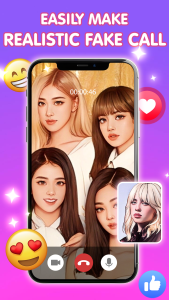 اسکرین شات 3 بازی Celebs Prank Video Call & Chat