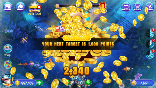 اسکرین شات 4 بازی Fish Hunter - Shooting Fish