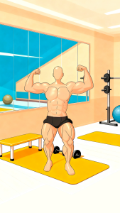 اسکرین شات 6 بازی Grow Muscles:Gym Game
