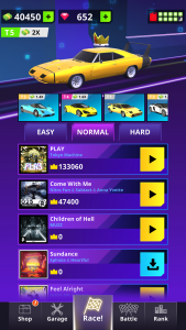 اسکرین شات بازی Racing Rhythm 5